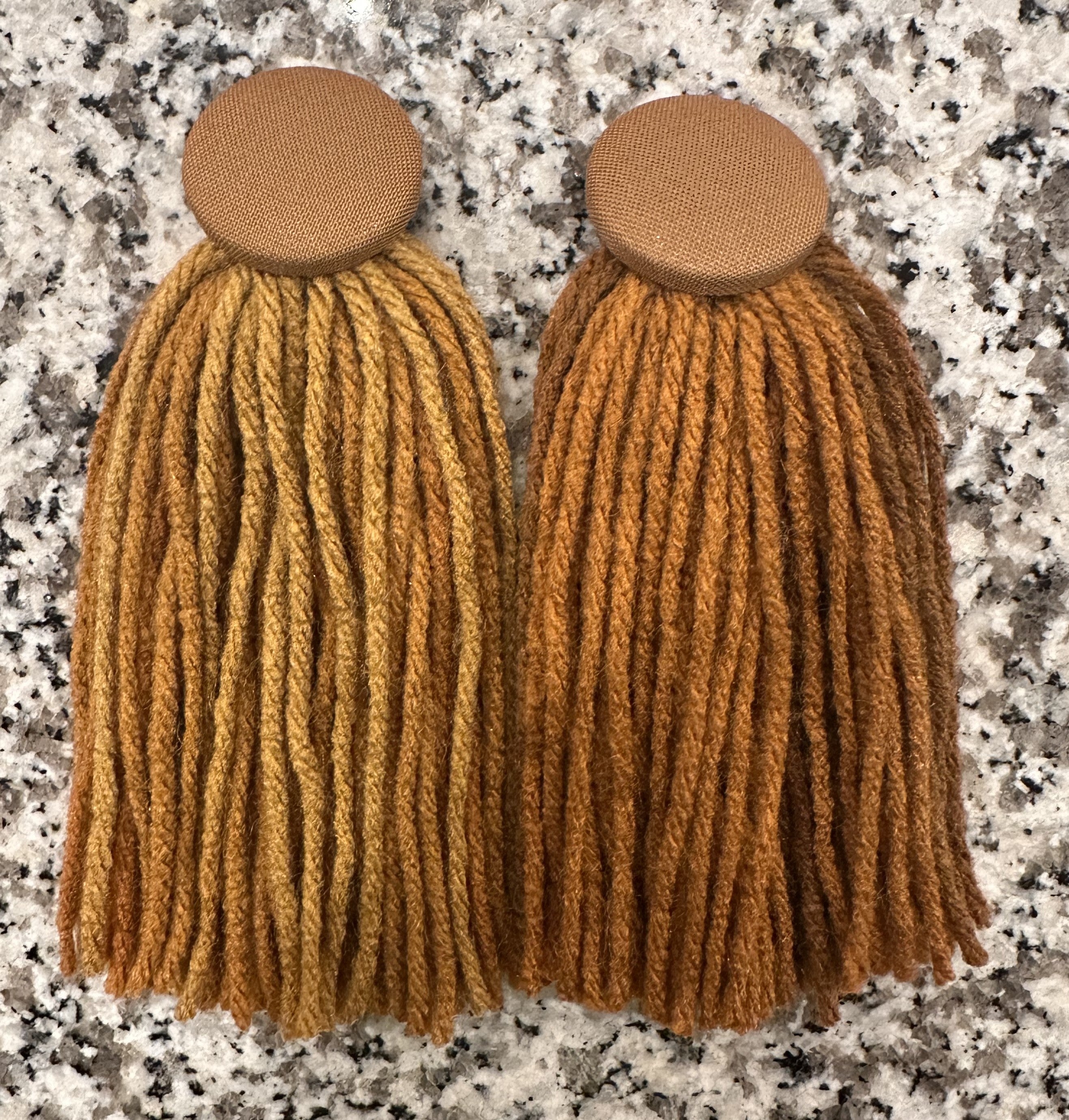 Tassel Earring - Brown